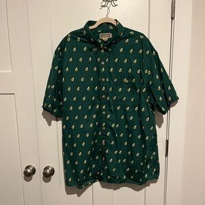 Men’s Duluth Trading Co Button Down Avocado Shirt Size 2XL Tall